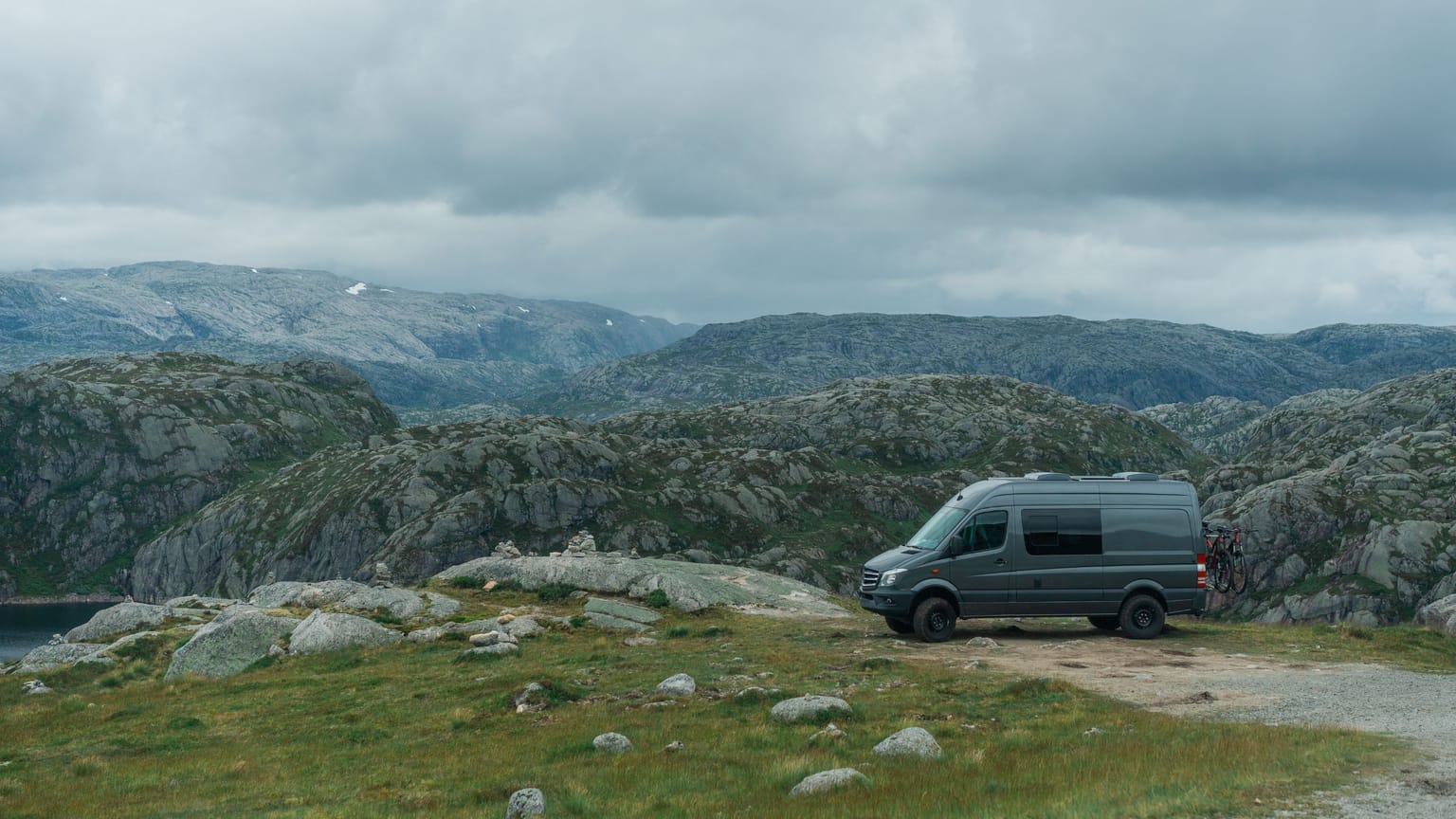 Parkeerplaats voor een camper