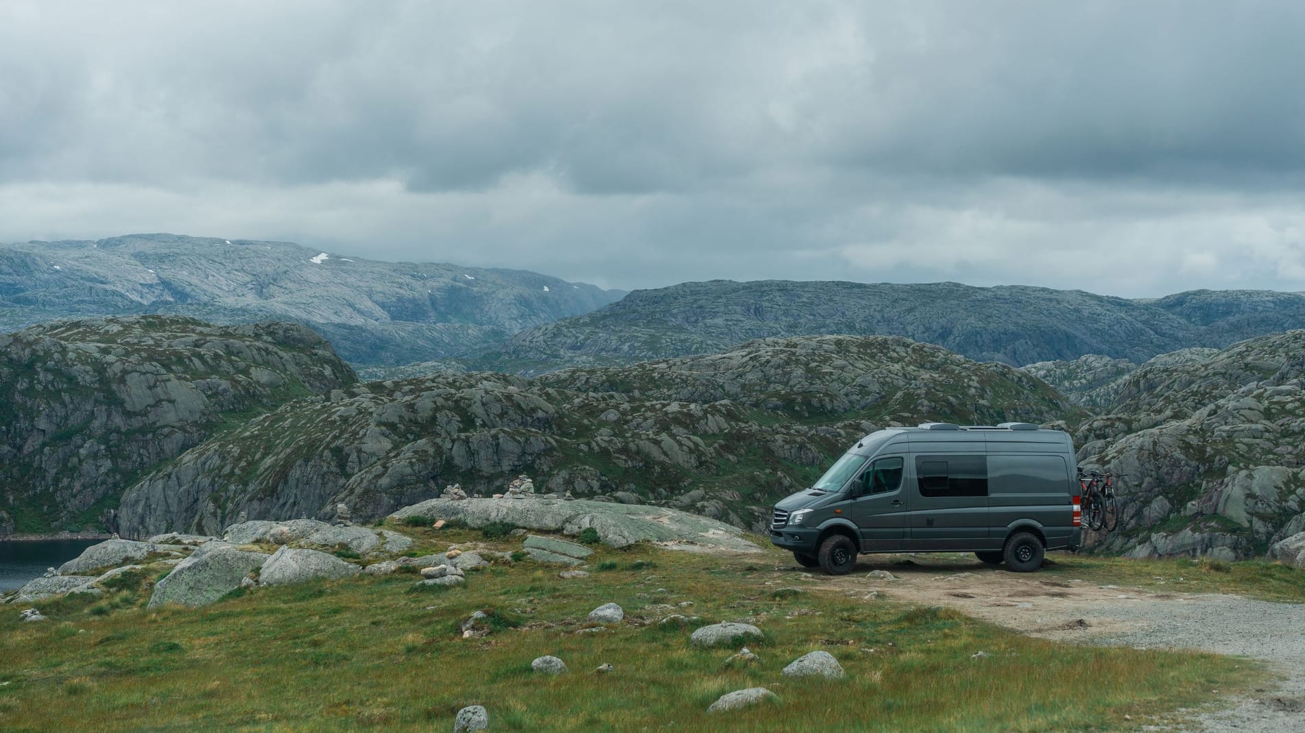 Parkeerplaats voor een camper