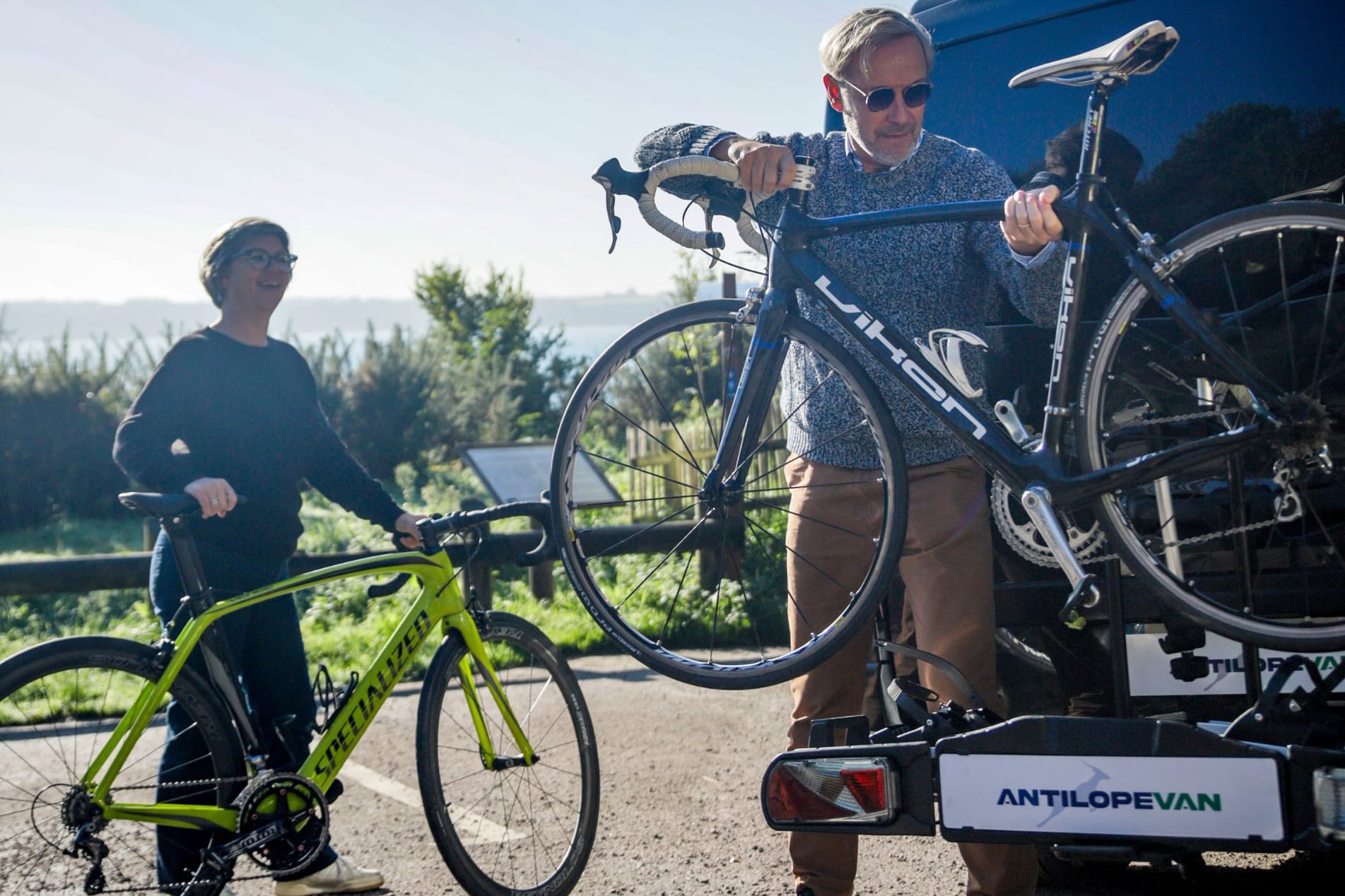 Flex-2-Confort-Kantelbare en inklapbare fietsendrager